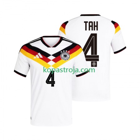 Billiga Fotbollströjor Tyskland Jonathan Tah 4 Hemma tröja WM 2026 Kortärmad